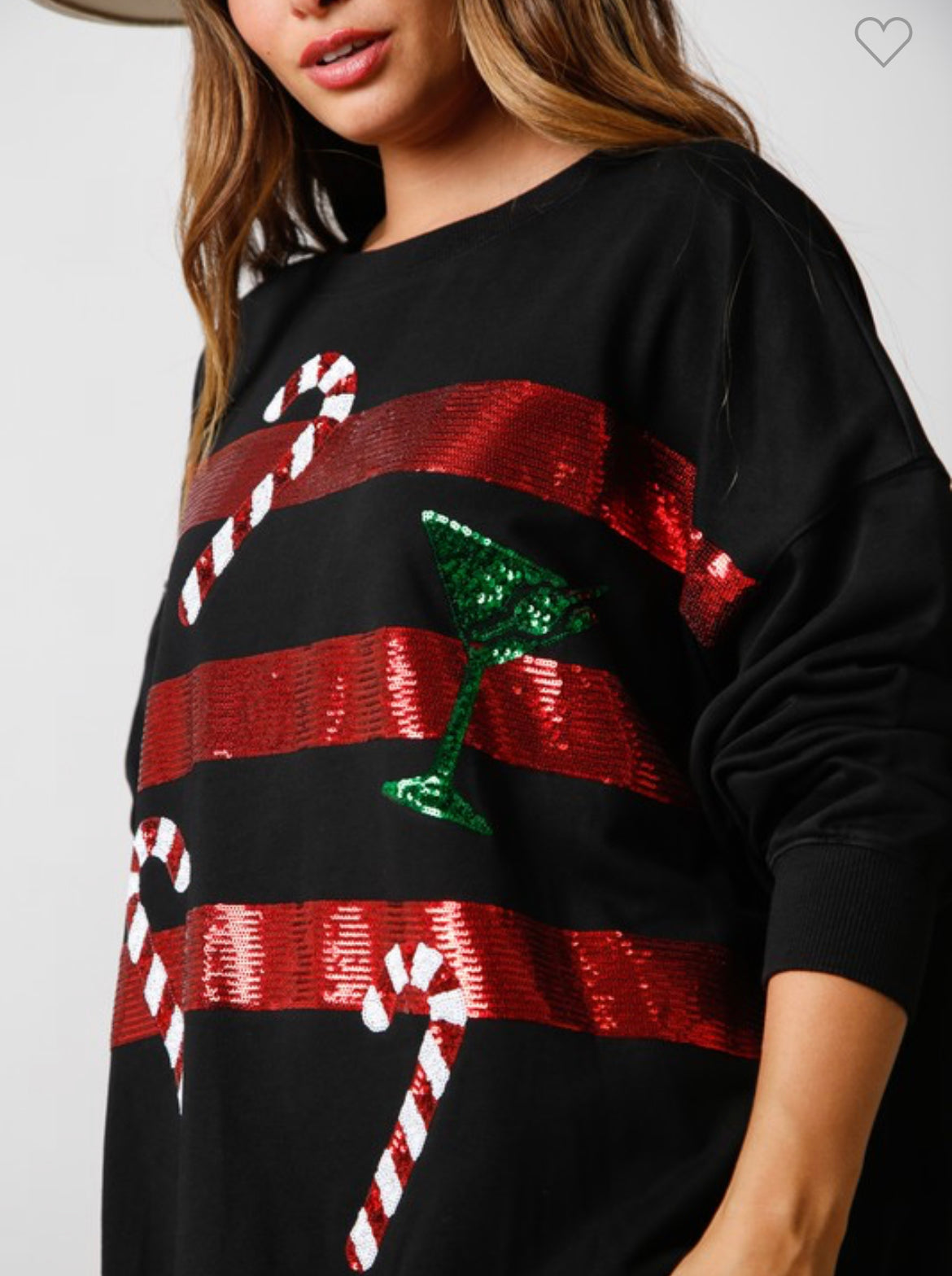 Cocktails and Candy Canes Sweater