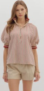 Brick Stripe Top