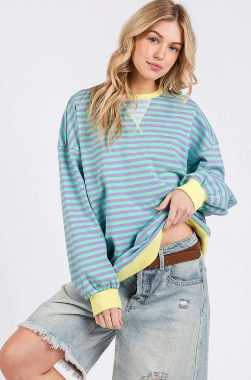 Soft Sassy Stripe Top