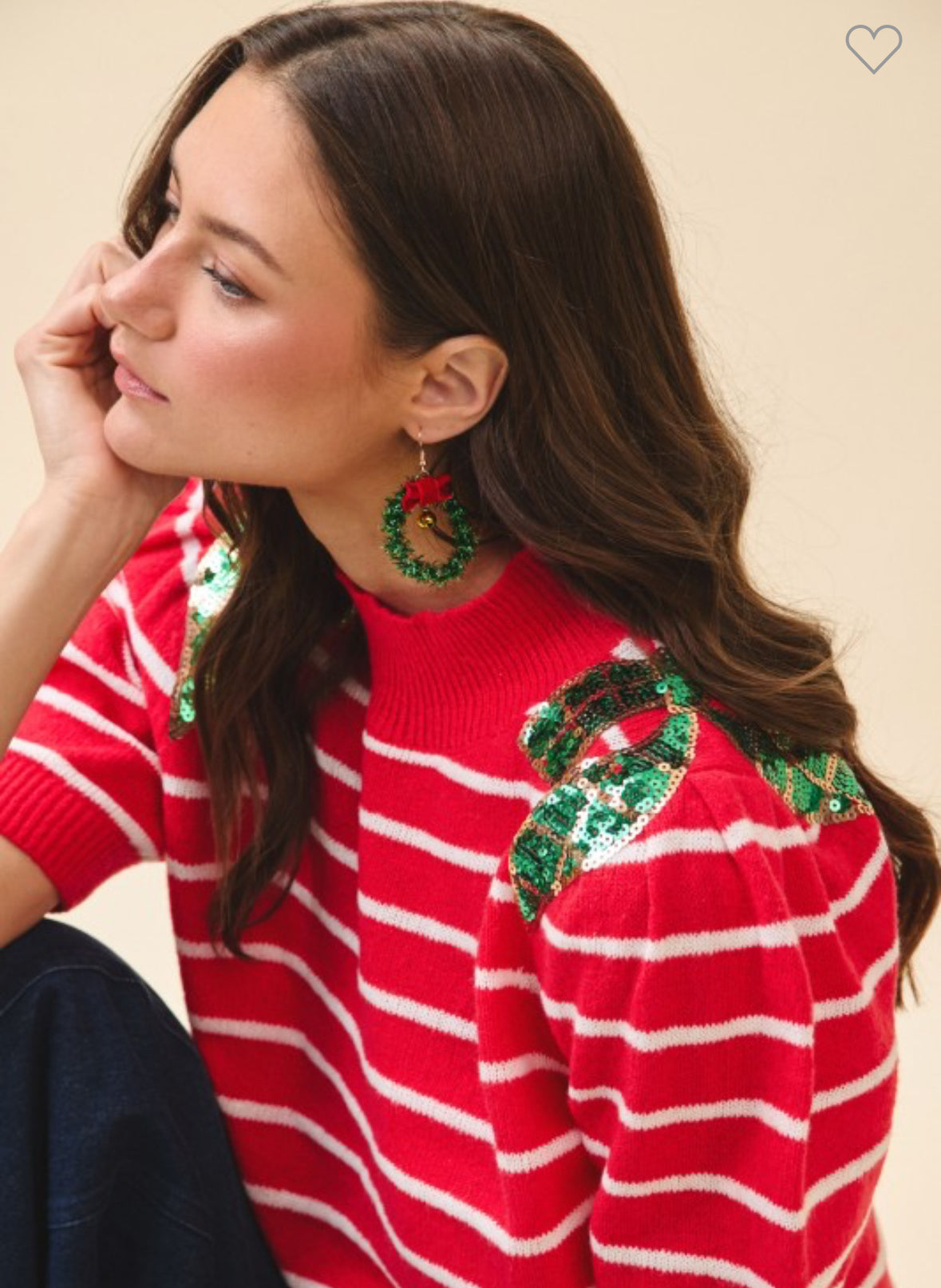 Sparkle Holly Sweater