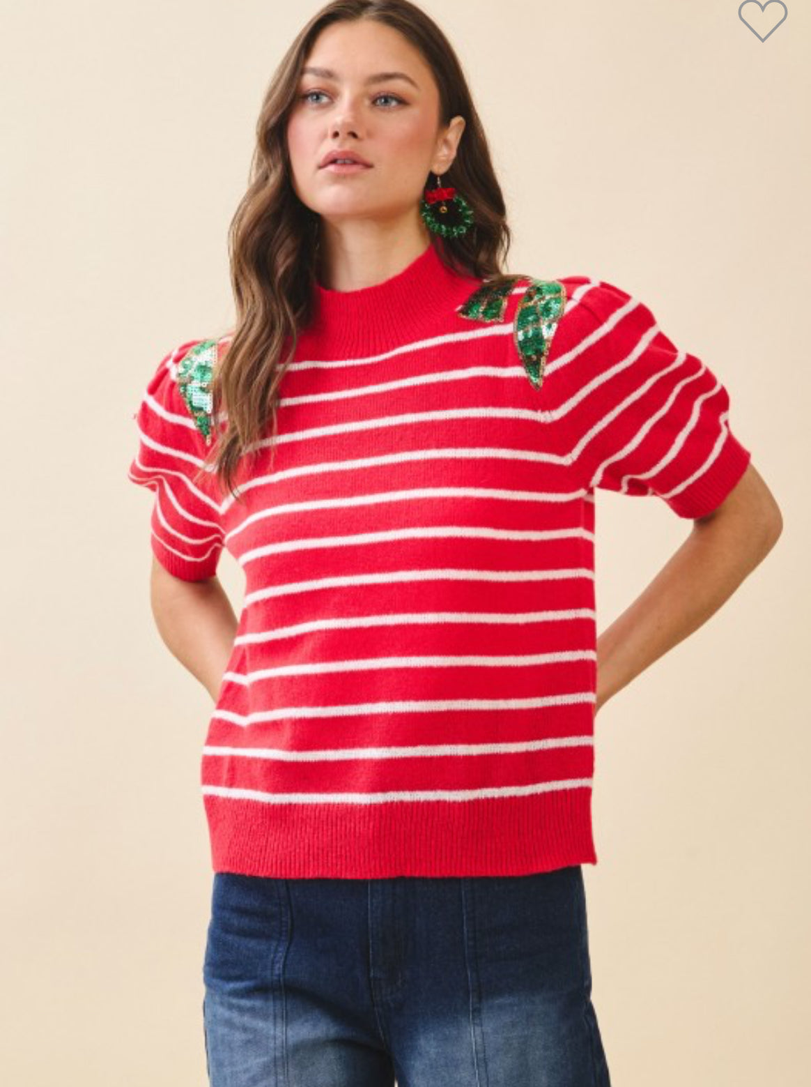 Sparkle Holly Sweater