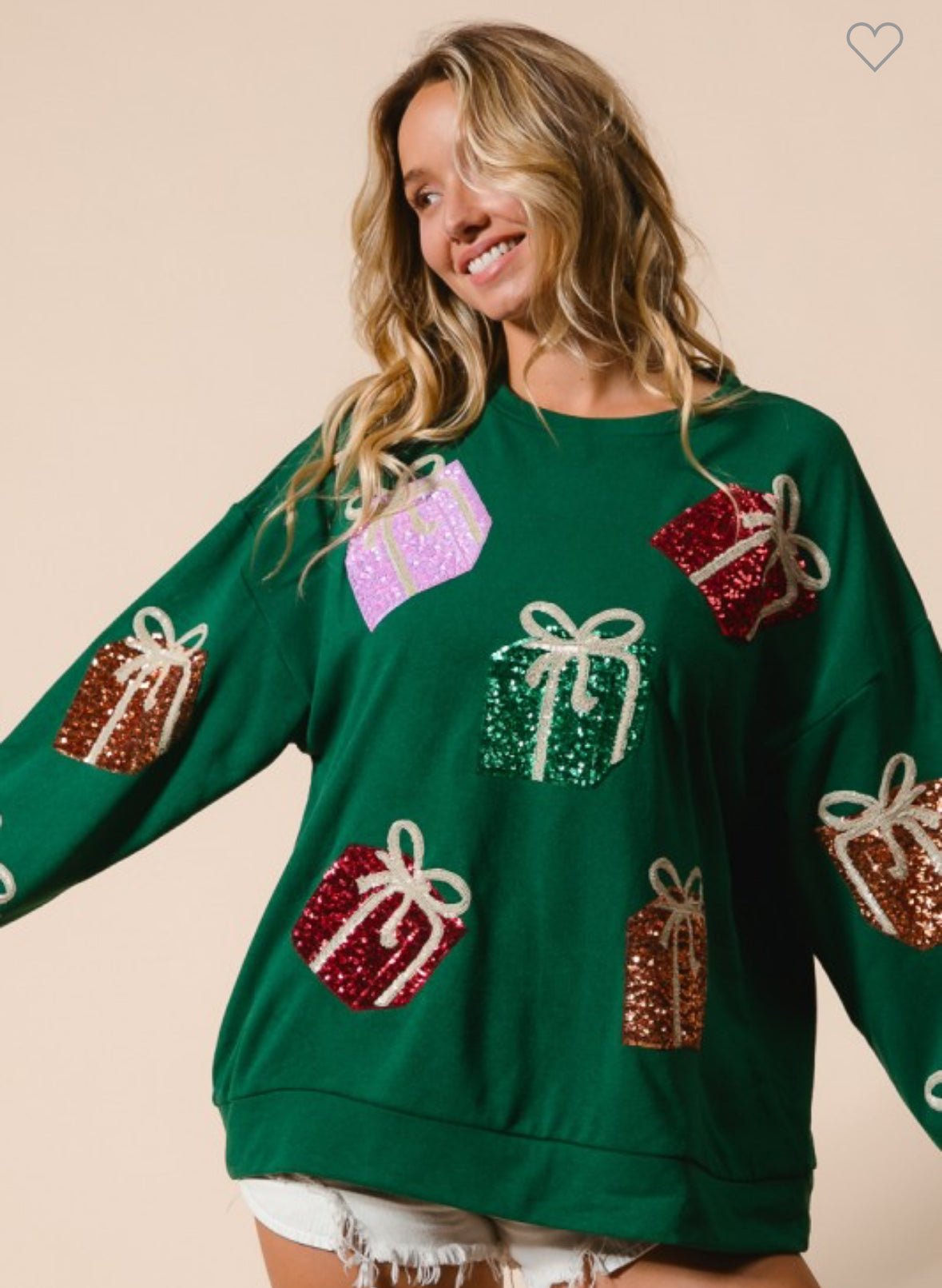 Green Presents Sweater