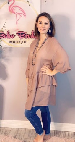 Half Sleeve Double Ruffle Kimono Top (2 colors)